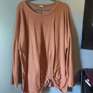 Lovely Melody Side-tie sweater